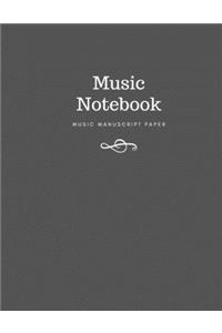 Blank Sheet Music Notebook