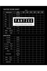 BG Publishing Yahtzee Score Record