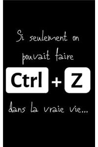 Ctrl + Z