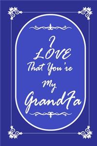 I Love That You Are My Grandchild journal notebook with 2020 Calendar Gift Book for Grandchild as a Journal Notebook with Calendar of 2020