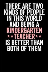 There Are Two Kinds Of People In This World And Being Kindergarten Teacher