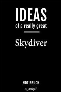 Notizbuch für Skydiver