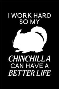 I Work Hard So My Chinchilla Can Have A Better Life