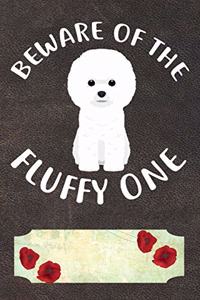 Beware Of The Fluffy One Notebook Journal