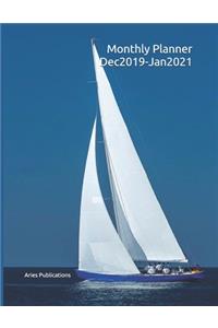 Monthly Planner Dec 2019 to Jan 2021