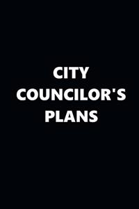 2020 Weekly Planner Political Theme City Councilor's Plans Black White 134 Pages