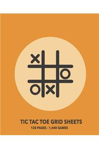 Tic Tac Toe Grid Sheets
