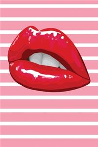 Kiss and Makeup Notebook Composition