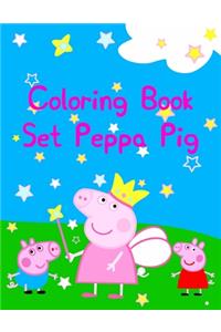 Coloring Book Set Peppa Pig