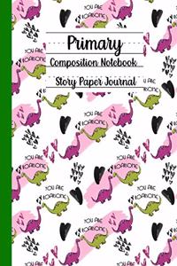 Primary Composition Notebook, Story Paper Journal