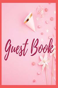 Premium Guest Book - Baby Shower It's a Girl - 80 Premium color pages- 8.5 x8.5