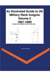 Illustrated Guide to Us Military Rank Insignia Volume 2 1861-1890