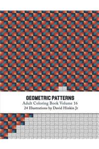 Geometric Patterns - Adult Coloring Book Vol. 16