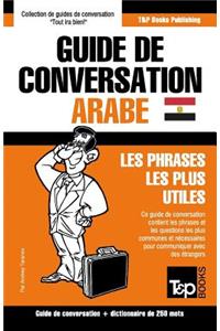 Guide de conversation Français-Arabe égyptien et mini dictionnaire de 250 mots