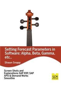 Forecast Parameters in Software