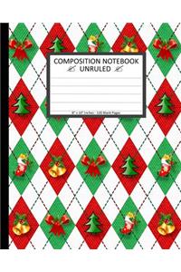 Unruled Composition Notebook 8