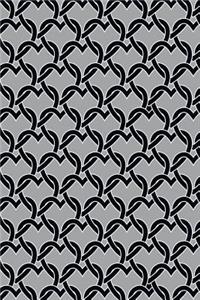 Bullet Journal Notebook Chained Hearts Pattern 17