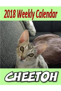 2018 Weekly Calendar Cheetoh