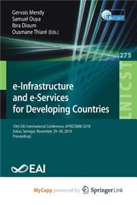 e-Infrastructure and e-Services for Developing Countries