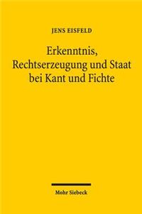 Erkenntnis, Rechtserzeugung und Staat bei Kant und Fichte