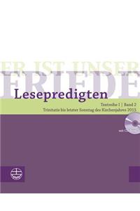 Er Ist Unser Friede. Lesepredigten Textreihe I/Bd. 2 - Broschur + CD