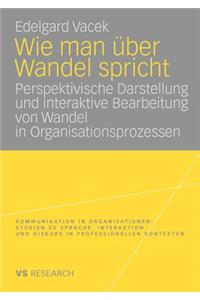 Wie Man Über Wandel Spricht