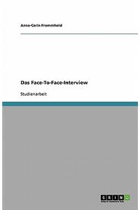 Das Face-To-Face-Interview