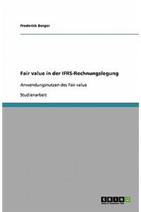 Fair value in der IFRS-Rechnungslegung
