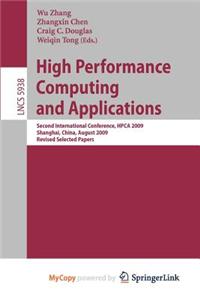 High Performance Computing and Applications