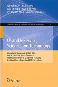 U- And E-Service, Science and Technology