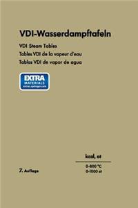 VDI-Wasserdampftafeln / VDI Steam Tables / Tables VDI de la Vapeur d'Eau / Tablas VDI de Vapor de Agua