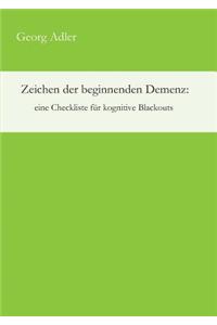 Zeichen der beginnenden Demenz