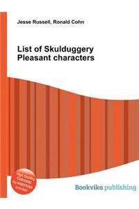 List of Skulduggery Pleasant Characters