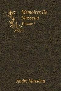 Memoires De Massena