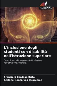 L'inclusione degli studenti con disabilità nell'istruzione superiore