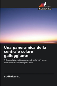 panoramica della centrale solare galleggiante