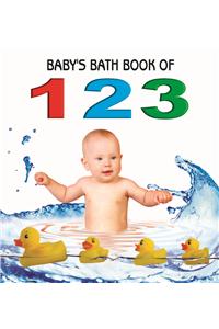 Babys Bath Book Of 123