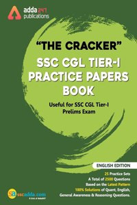 Cracker SSC CGL Tier I Practice Papers Book ( In English Printed Edition)