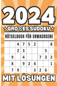 2024 Großes Sudoku-Rätselbuch für Erwachsene