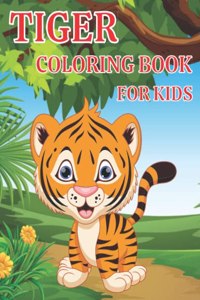 Tiger coloring book For Kids