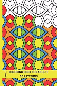 Easy Geometric Coloring Book for Adults