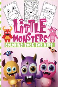 little monster coloring book for kids