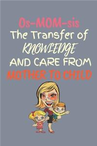 Os-MOM-sis is the Transfer of Knowledge From Mother To Child