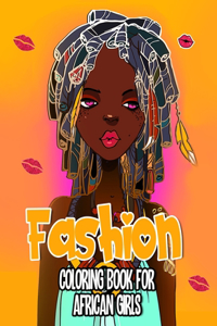 Fashion Coloring Book For African Girls