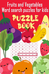 Fruits and Vegetables Word search puzzles for kids Puzzle Book