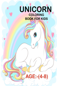 Unicorn Coloring Book For Kids