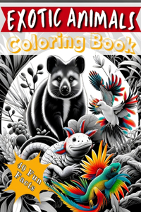 Exotic Animals Coloring Book