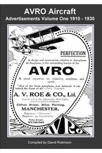 AVRO Aircraft Advertisements Volume One 1910 - 1930