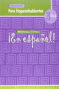 ?En Espa?ol!: Para Hispanohablantes Cuaderno Level 3