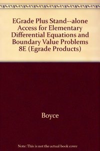 EGrade Plus Stand--alone Access for Elementary Differential Equations and Boundary Value Problems 8E